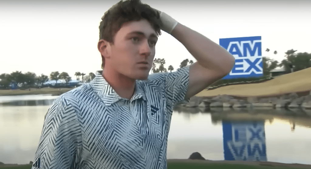Amateur Nick Dunlap wins his first professional event at 20 years old.
