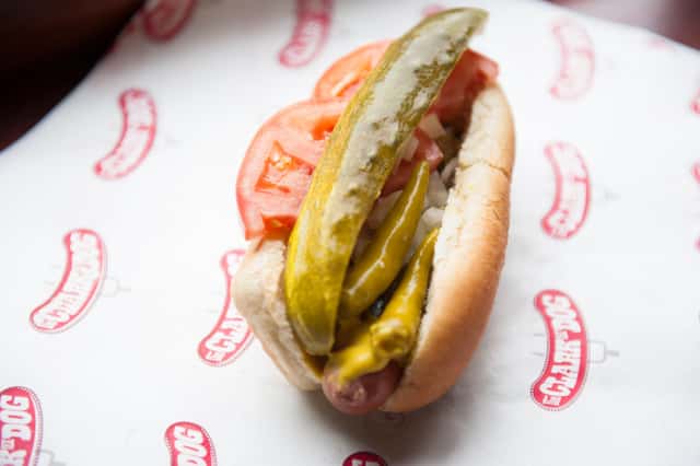 Chicago Style Dog at Clark St. Dog