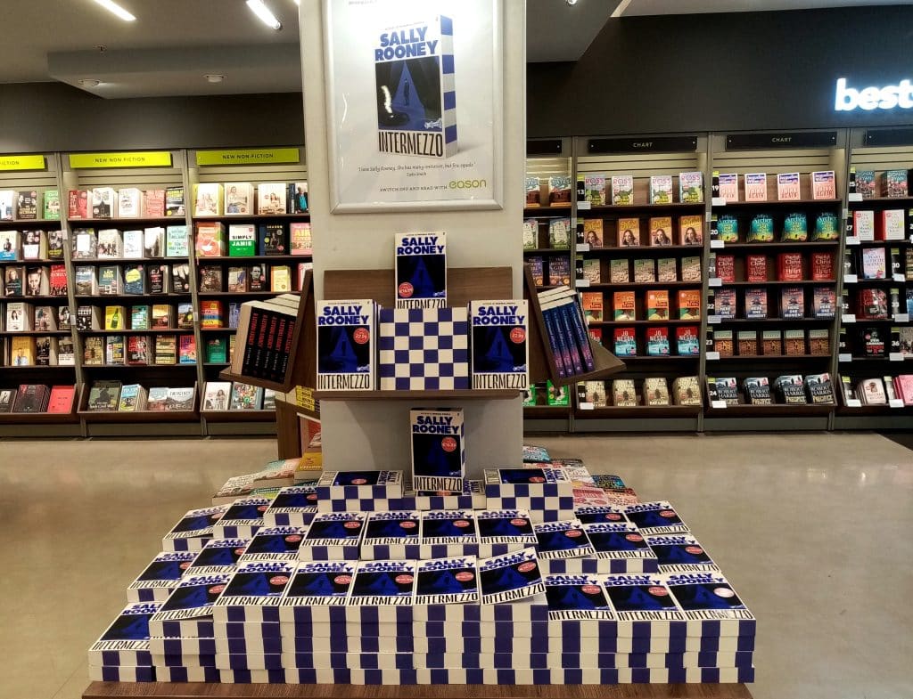 Intermezzo copies in a bookshop
