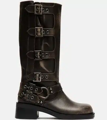 Steve Madden Rocky Brown Distressed Boots