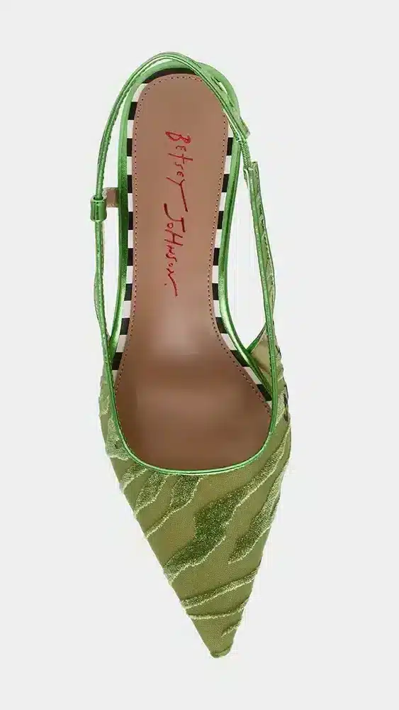 Willah Green kitten heel