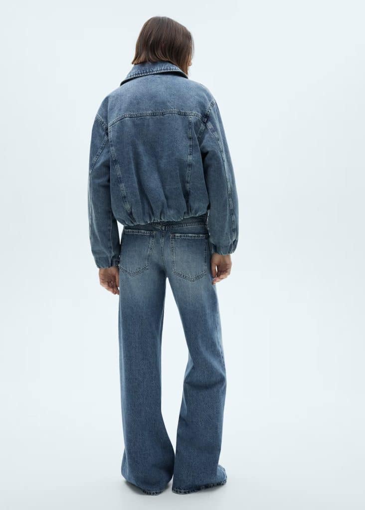 Pocketed denim jacket
