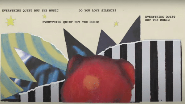 Screenshot from YouTube Video of Mac Miller's. Video is lyric video for song "Funny Papers"