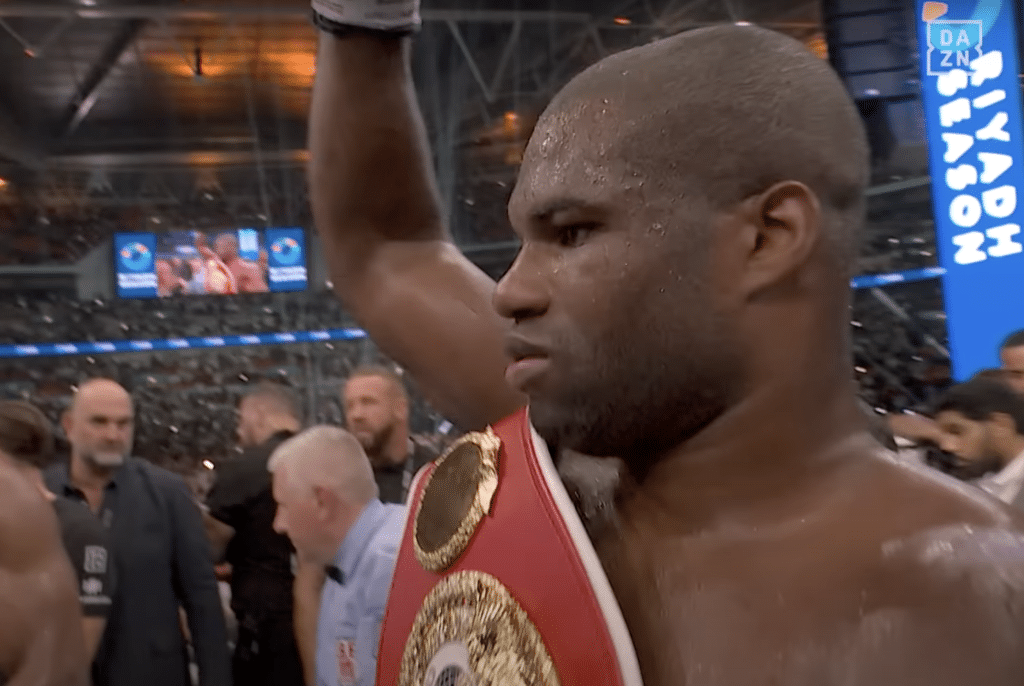 Dubois is the champion