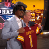 Jayden Daniels is selected with the second overall pick in the 2024 NFL Draft.