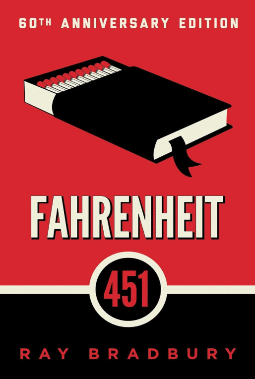 Fahrenheit 451 by Ray Bradbury cover