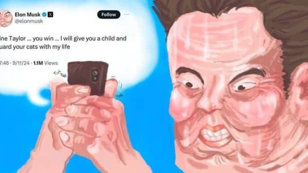 Elon Musk tweets that he wants to give Taylor Swift a child