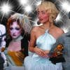 Grammys 2025 Photo Collage showing celebs wearing eye-catching outfits.