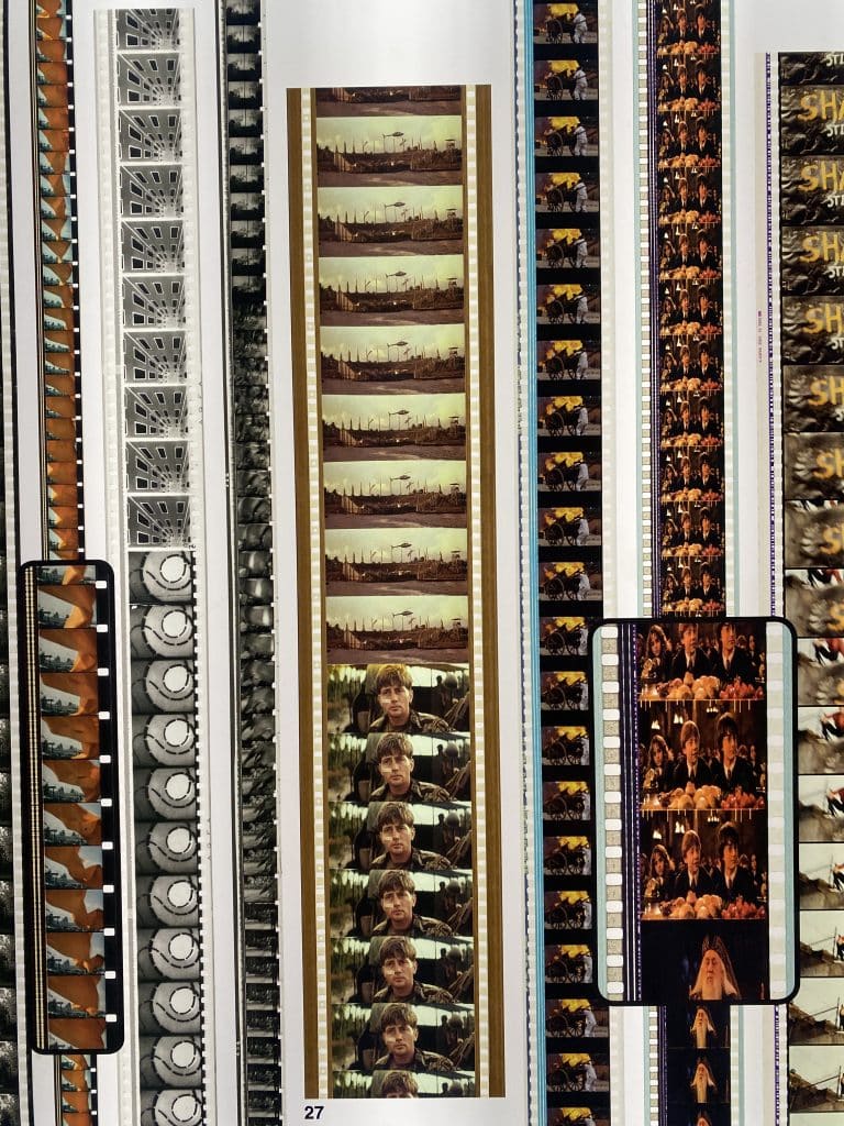 Strips of film at the Eye Museum in Amsterdam.
