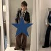 Three photos of me in different outfits in the mirror