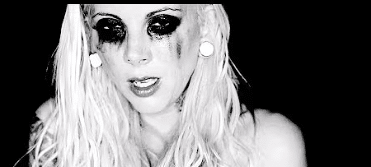 In This Moment's "Blood" music video. The vocalist has heavy eye shadow.