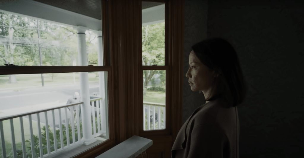 A still of Lucy Liu in "Presence."