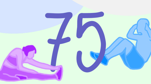 75 hard challenge graphic created by graphic designer Sophia S