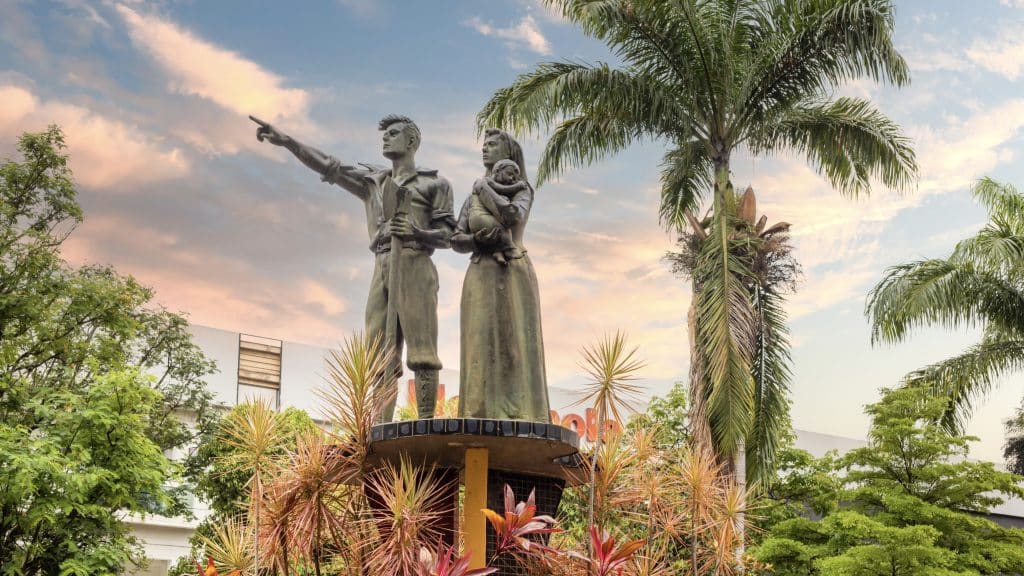 Historic Monument in honor of the German Colonist, Brasil. Image: Shutterstock/Luis War