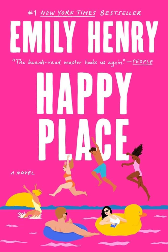 The cover for Emily Henry's second chance romance book Happy Place.