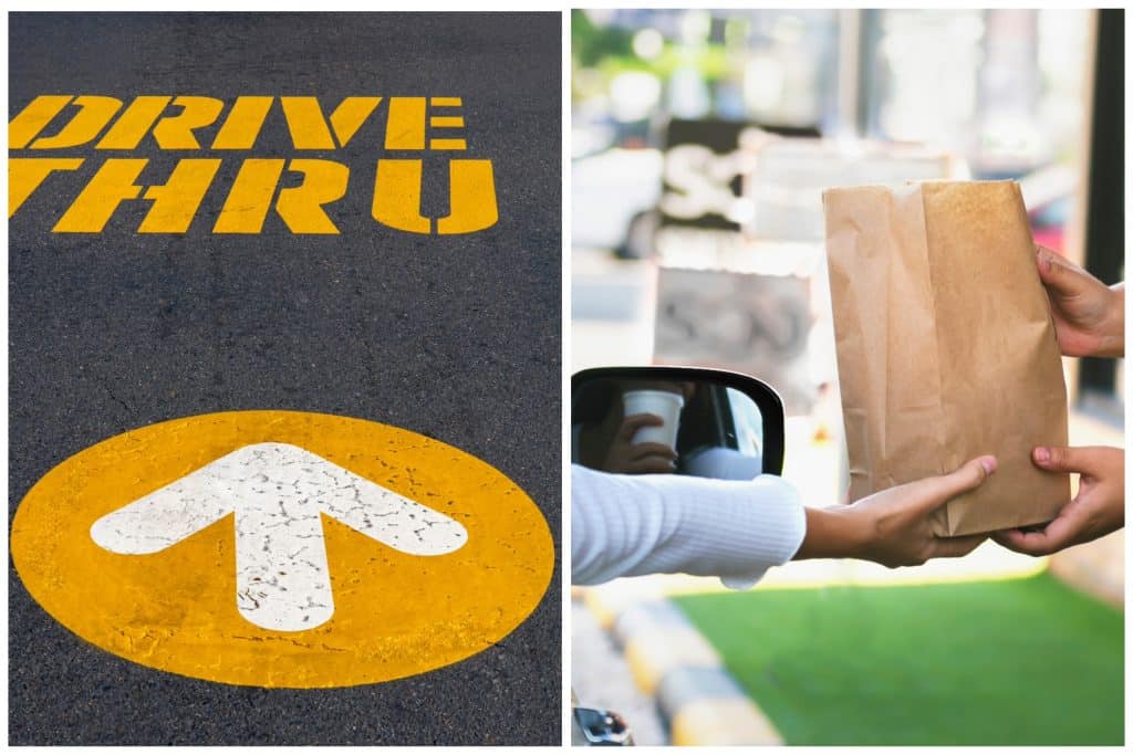 Image showing drive throughs which would surprise brits.