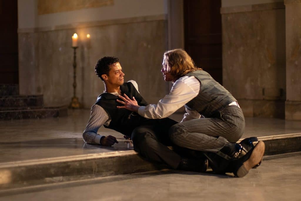 Sam Reid as Lestat De Lioncourt. (Credit: AMC)