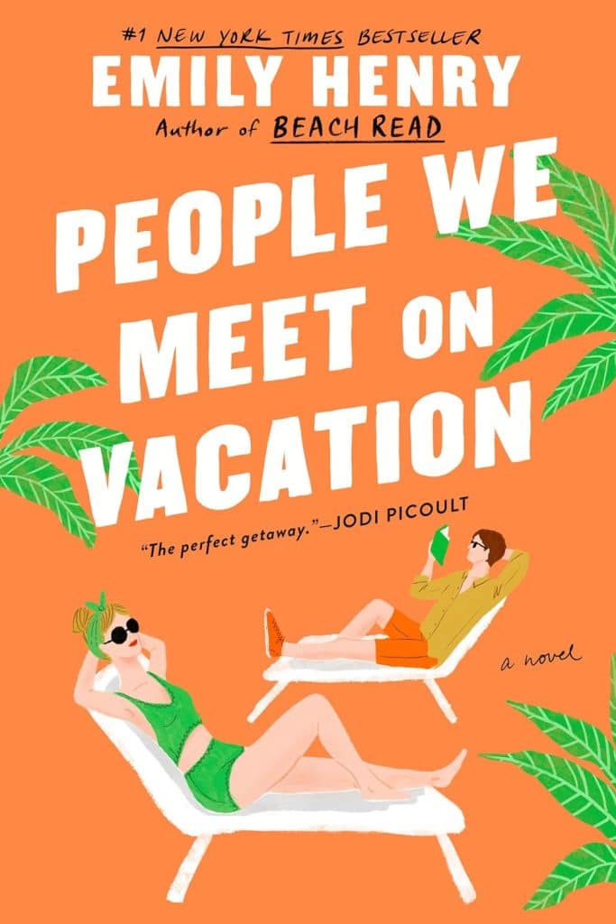 The cover for Emily Henry's friends-to-lovers book People We Meet on Vacation.