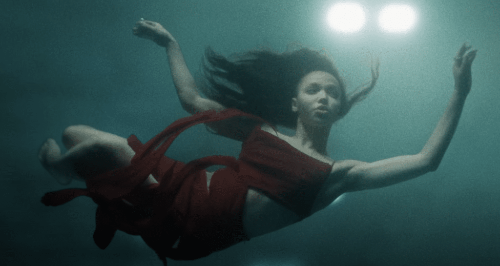 FKA Twigs floating