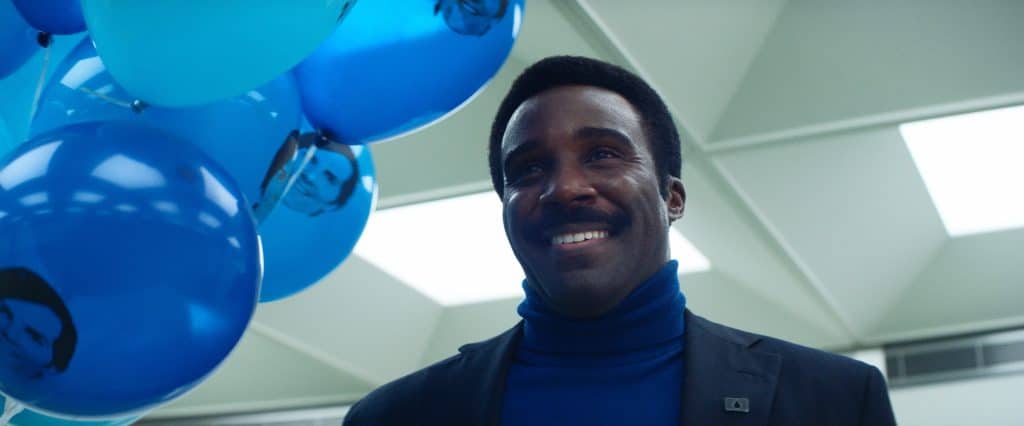 Tramell Tillman in "Severance," now streaming on Apple TV+.