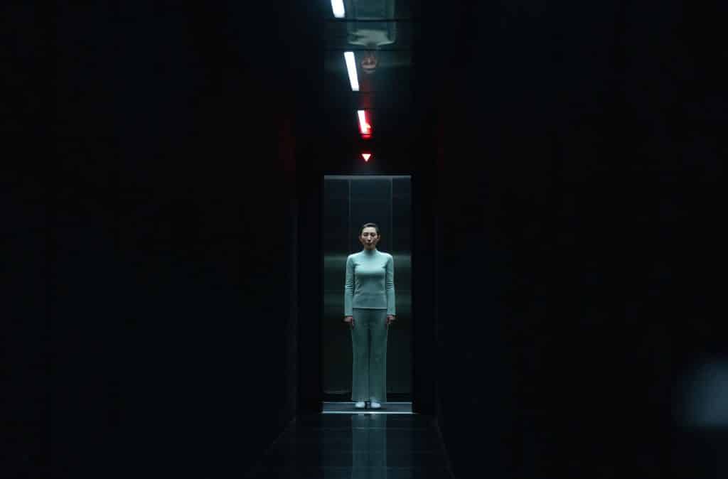 Dichen Lachman in Severance. (Image: Apple TV+)