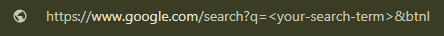 Secret I'm Feeling Lucky Google Easter Egg shortcut URL