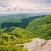 The Blue Ridge Parkway, Famous Road linking Shenandoah National Park to Great Smoky Mountains National Park