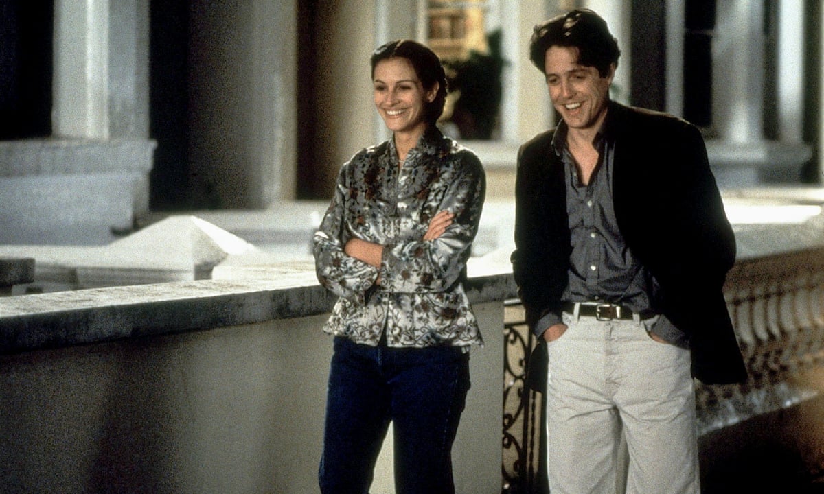 A stilt in Notting Hill. Hugh Grant (William) and Julia Roberts (Anna) in Notting Hill.