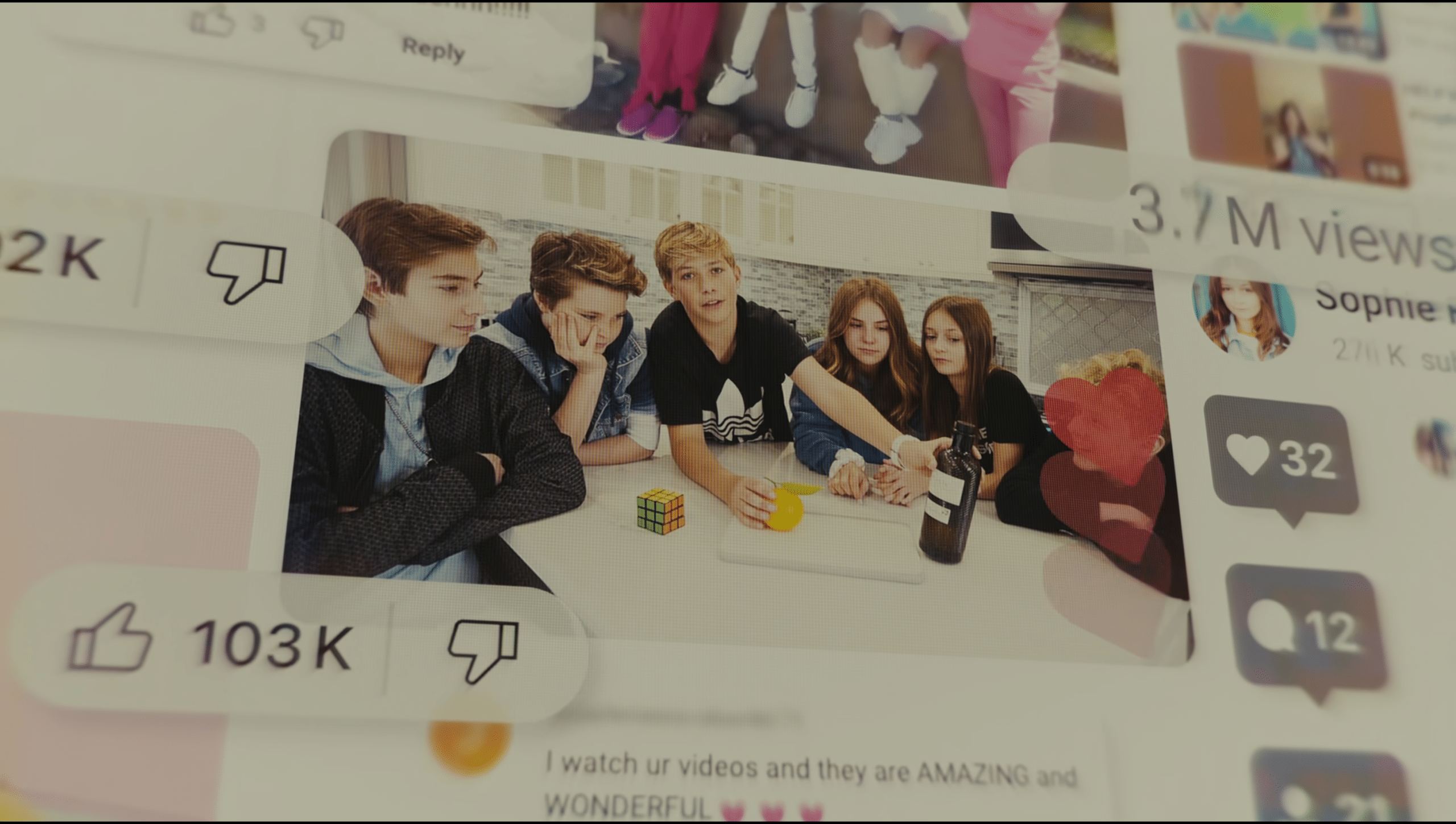 Video Challenge Featuring Piper and Members of the Squad (Image: Netflix)