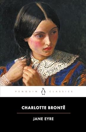 Gothic woman on the cover of the Penguin Classics version of Jane Eyre.