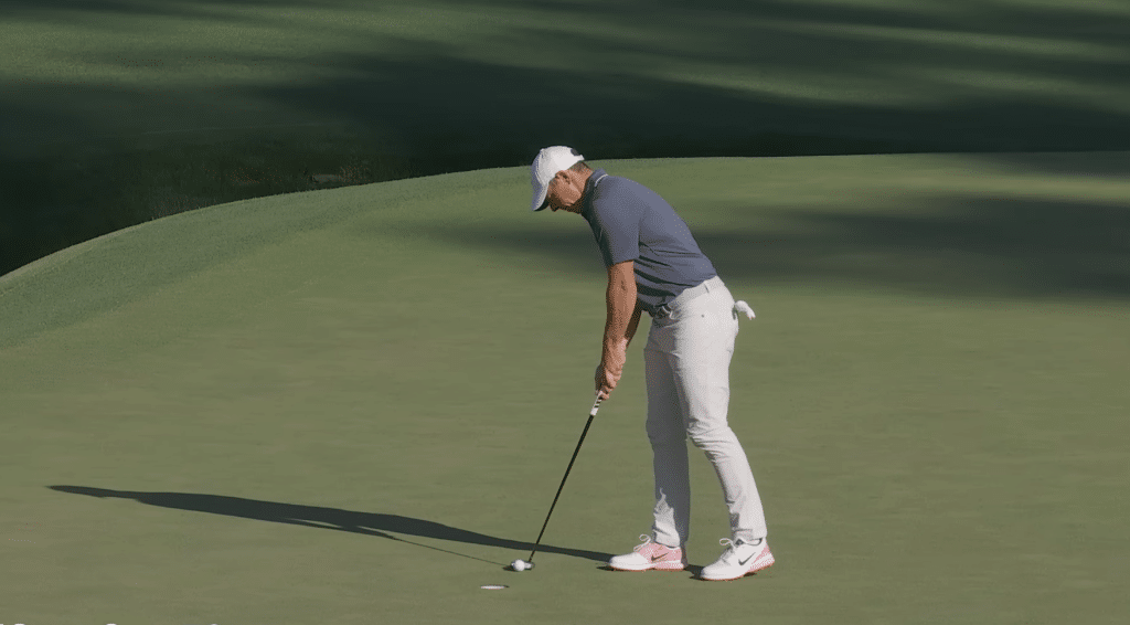 Rory McIlroy at the Masters at Augusta National.