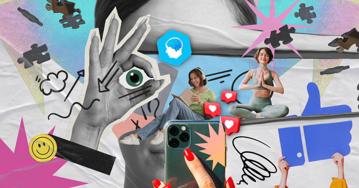 Image collage showing how modern Life Is Shortening Our Attention Spans