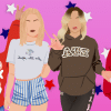Illustrations of sorority merch.