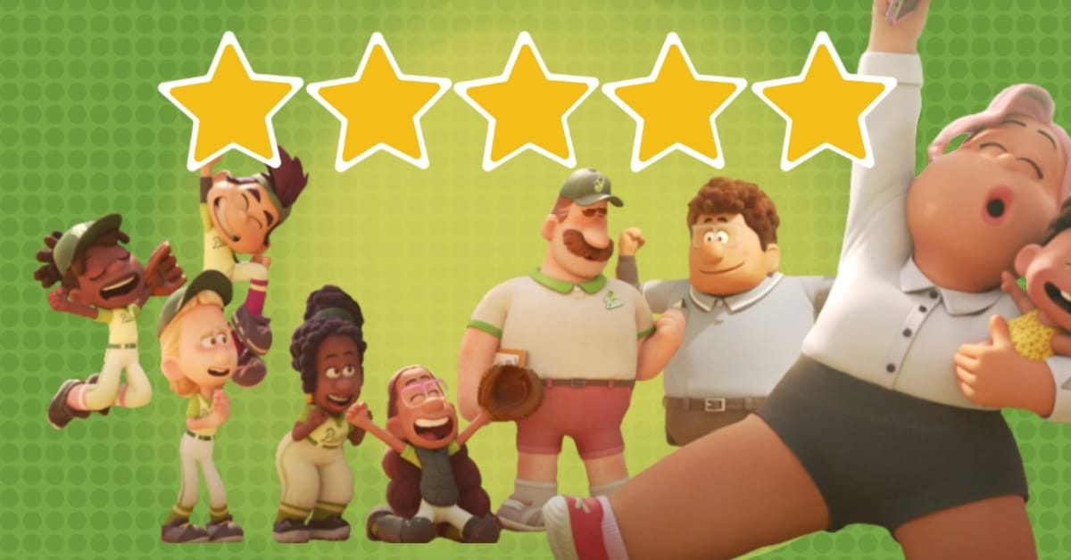5 stars over Pixar's Win or Lose characters