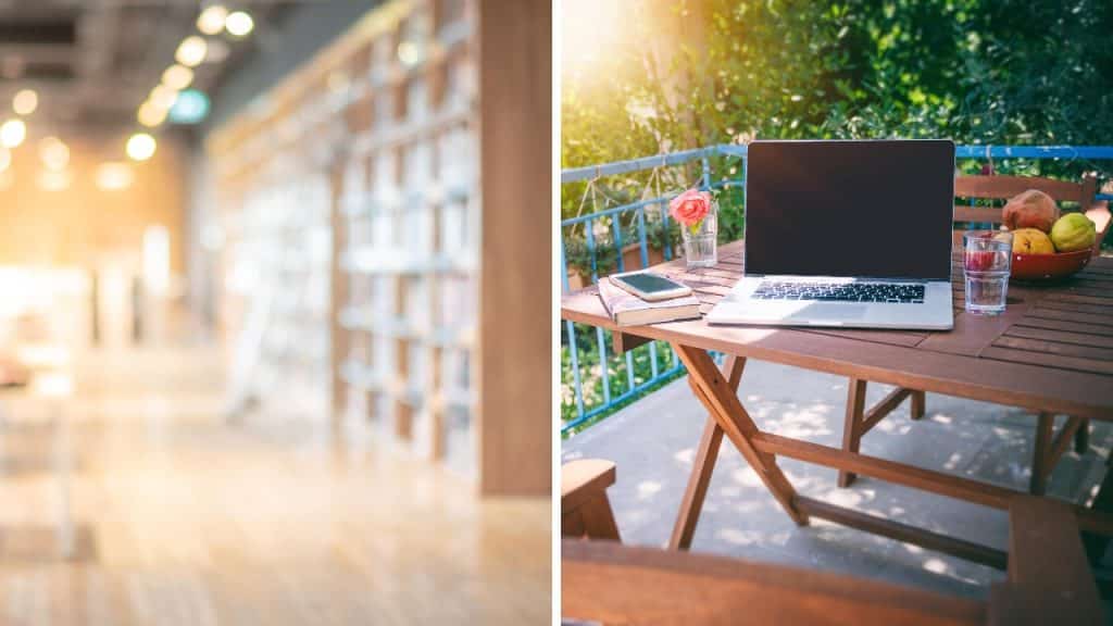 Image showing different locations to study in.