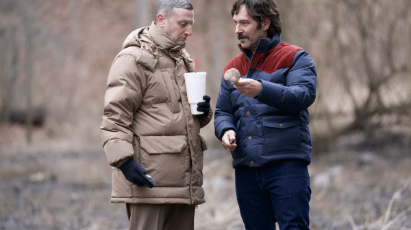 Tim Robbinson and Paul Rudd in Friendship (2025)