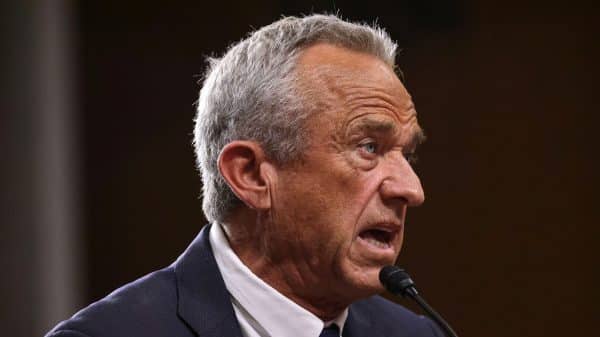 Robert F. Kennedy Jr., nominee for Secretary of Health and Human Services, testifies during his confirmation hearing. Image: Shutterstock/Joshua Sukoff