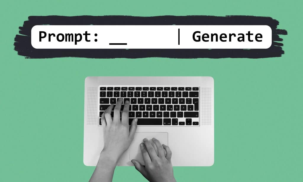 A keyboard with an open prompt pulled up