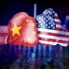 US and China clashing fists