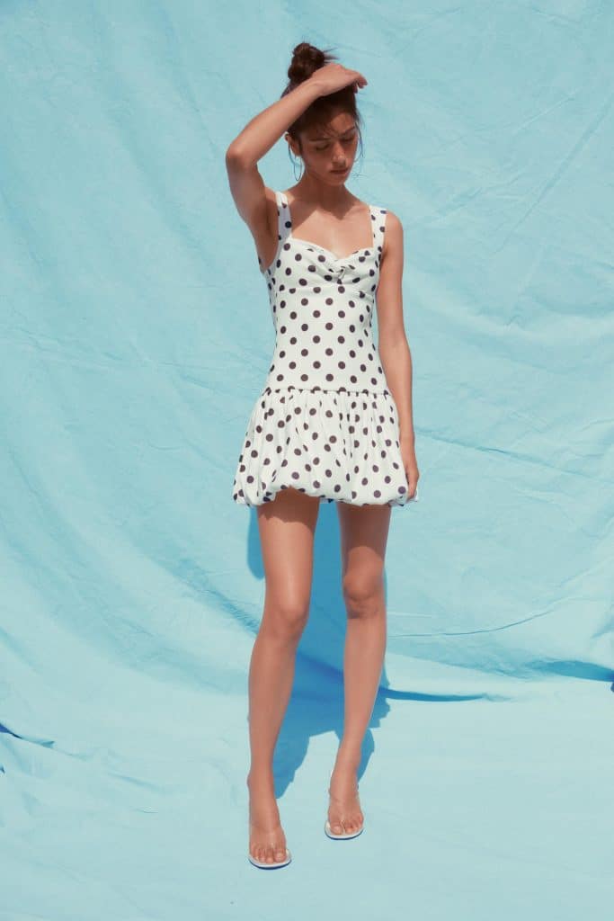 POLKA DOT BALLOON DRESS by Zara