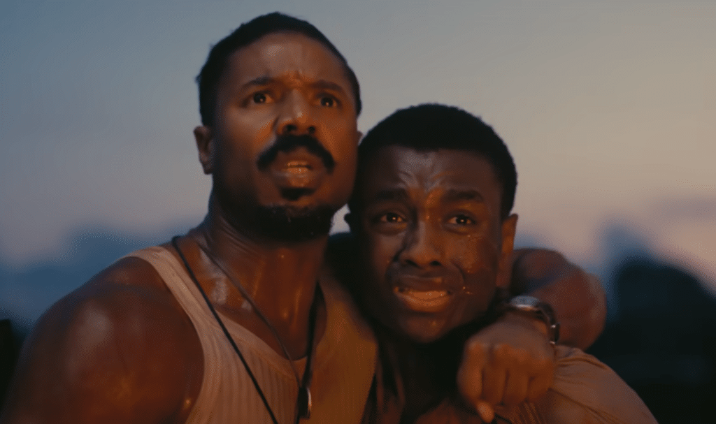 Michael B. Jordan and Miles Caton in Sinners