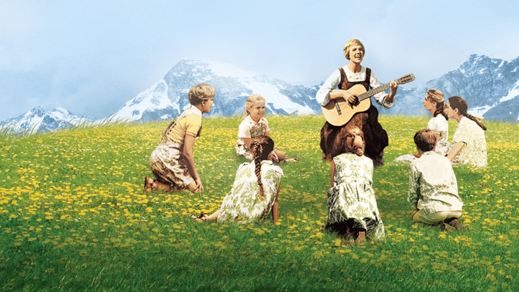 The von Trapp family and Maria. Credit: 20th Century Fox.
