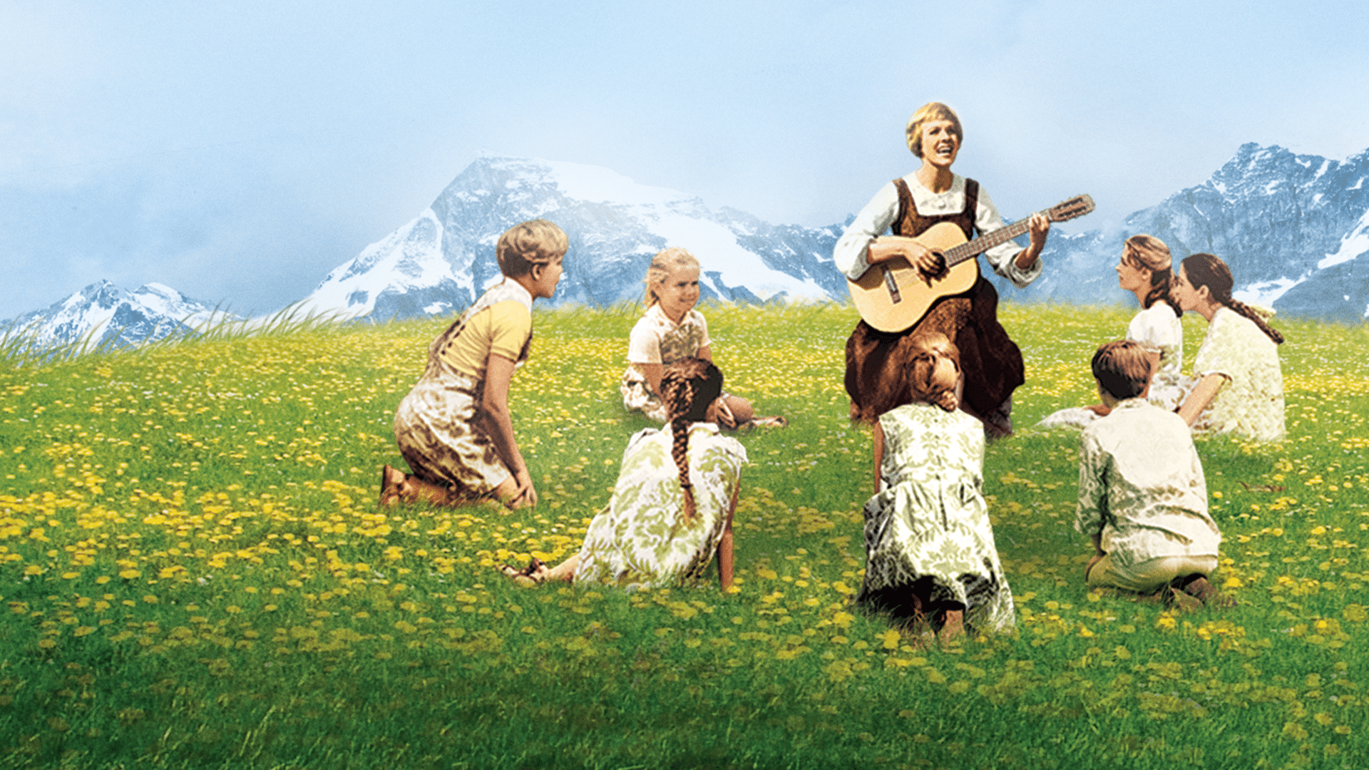 The von Trapp family and Maria. Credit: 20th Century Fox.