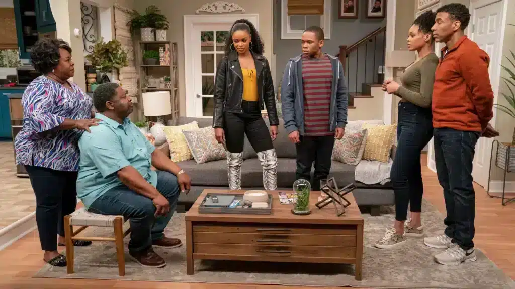 A stilt of House of Payne in the living room.