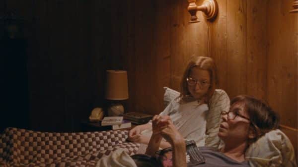 Left to right: Zoe Ziegler and Julianne Nicholson in Janet Planet 2024