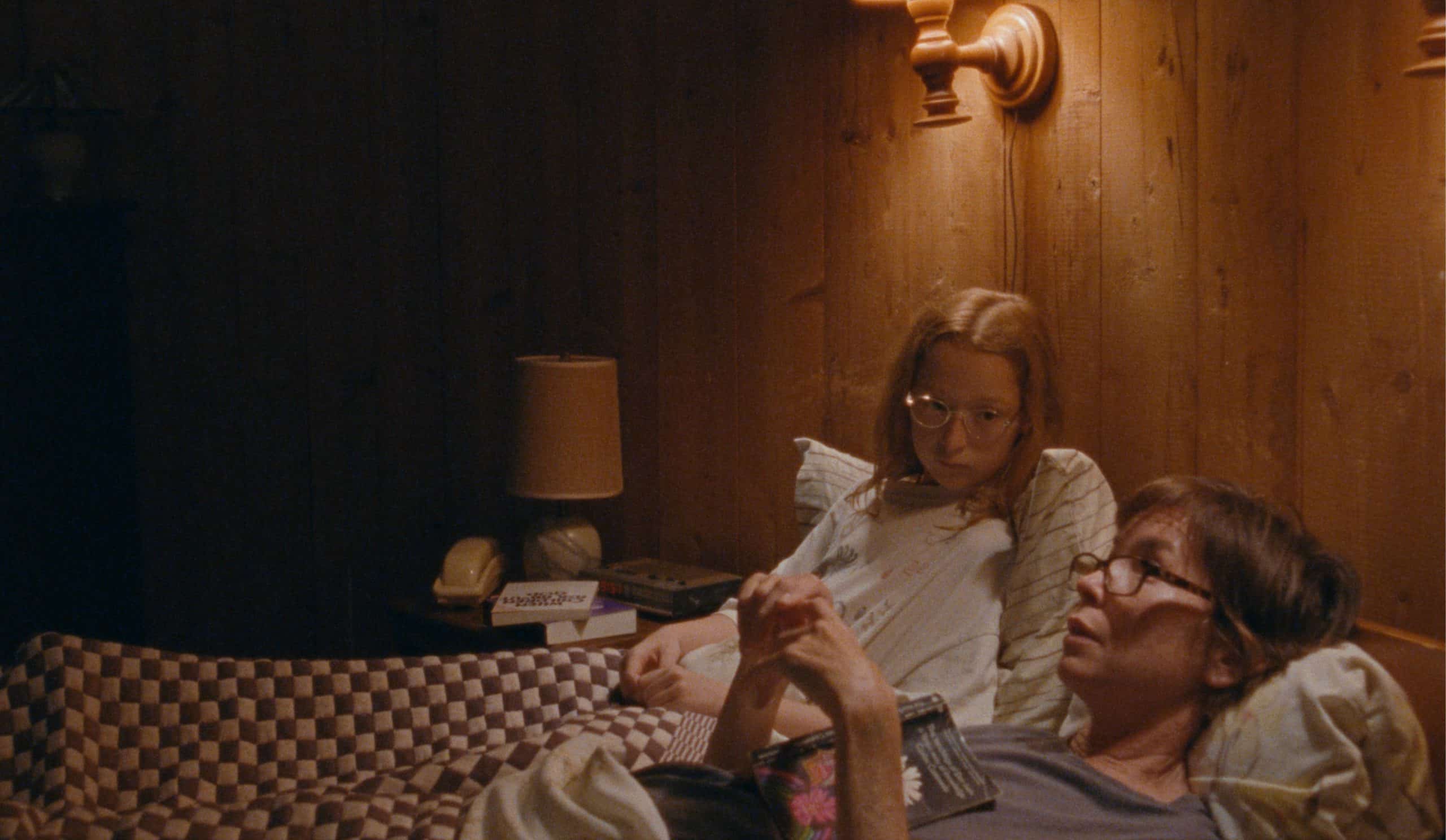Left to right: Zoe Ziegler and Julianne Nicholson in Janet Planet 2024