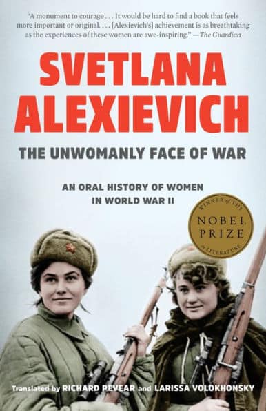 The book cover features two women in Russian army uniforms holding rifles.