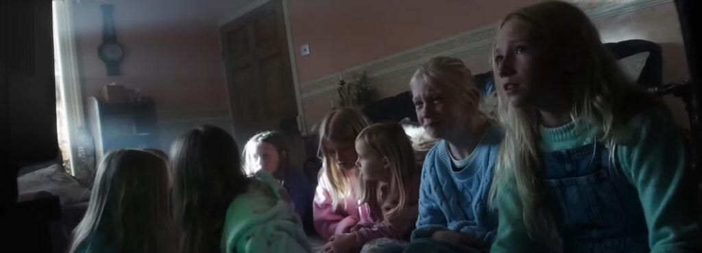 Children wait in fear. Credit: Columbia Pictures