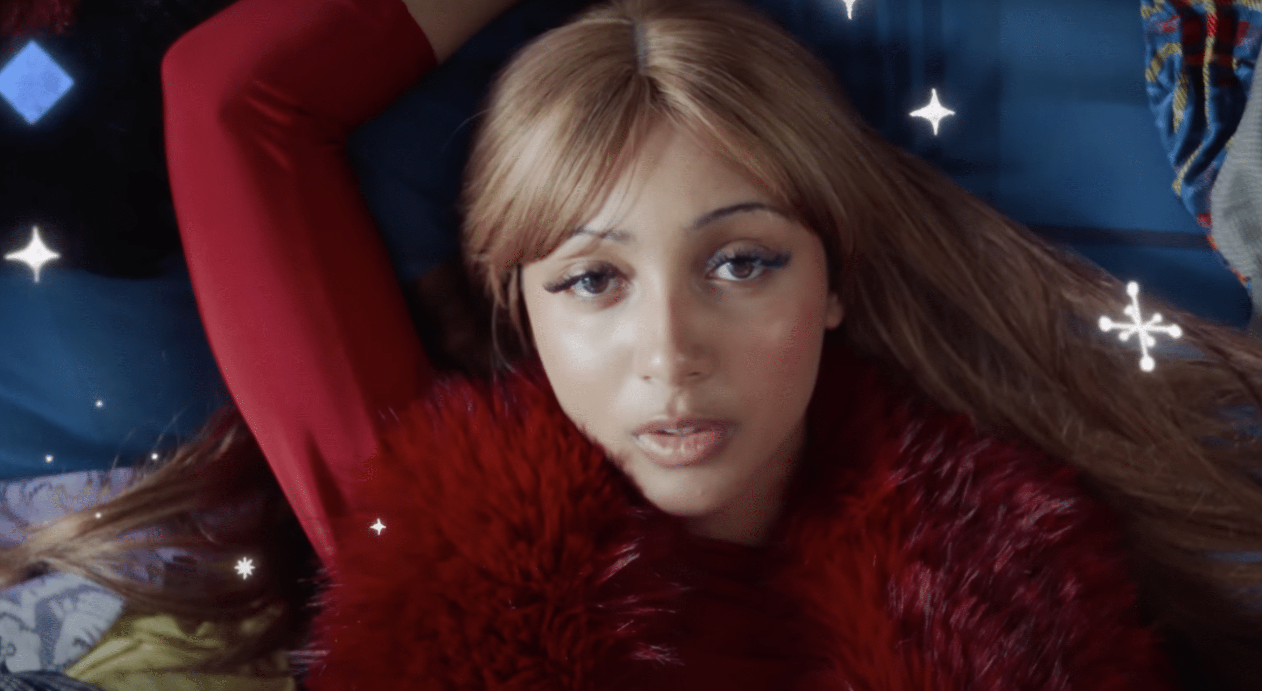 PinkPantheress in the "Illegal" Music Video. The song is off her new mixtape "Fancy That"
