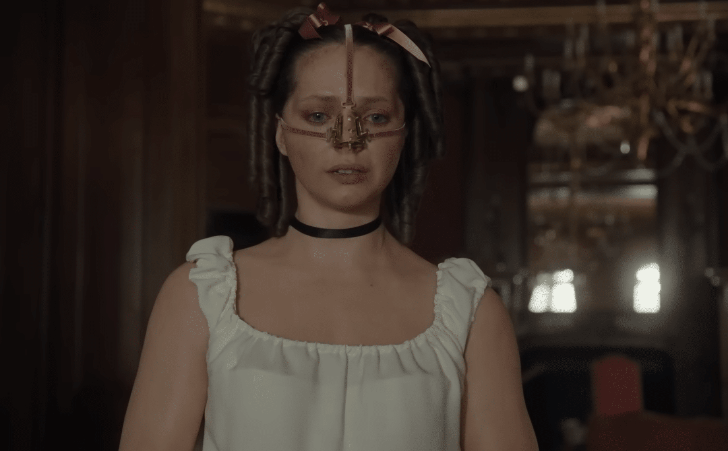 Lea Myren as the ugly stepsister